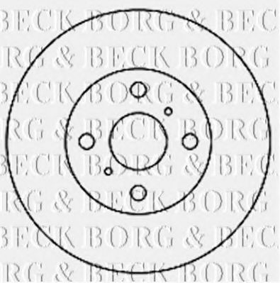 BBD4167 BORG+%26+BECK Brake Disc