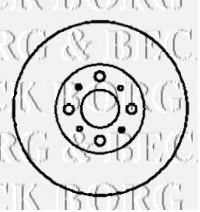 BBD4349 BORG+%26+BECK Brake Disc