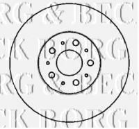 BBD4389 BORG+%26+BECK Brake System Brake Disc