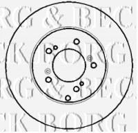 BBD4399 BORG+%26+BECK Brake System Brake Disc