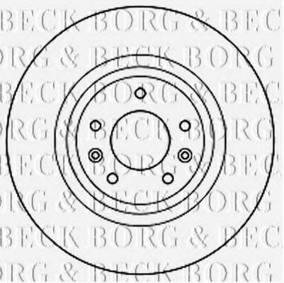 BBD4706 BORG+%26+BECK Brake Disc