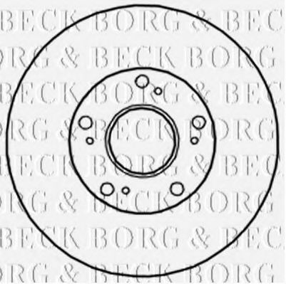 BBD4718 BORG+%26+BECK Brake Disc