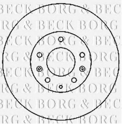 BBD4737 BORG+%26+BECK Brake Disc