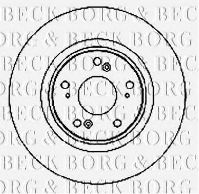 BBD4741 BORG+%26+BECK Brake Disc