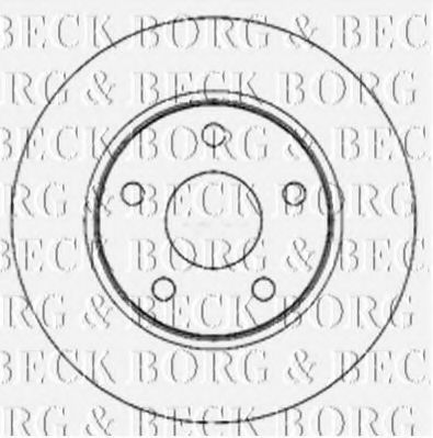 BBD4768 BORG+%26+BECK Brake Disc