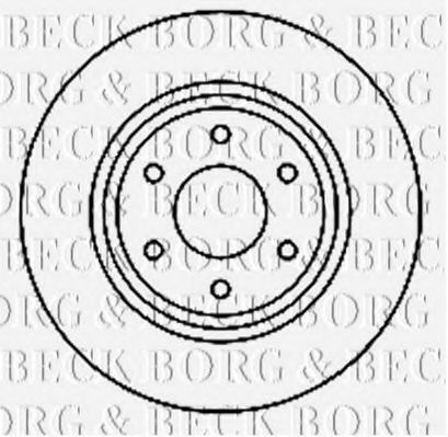 BBD4769 BORG+%26+BECK Brake Disc