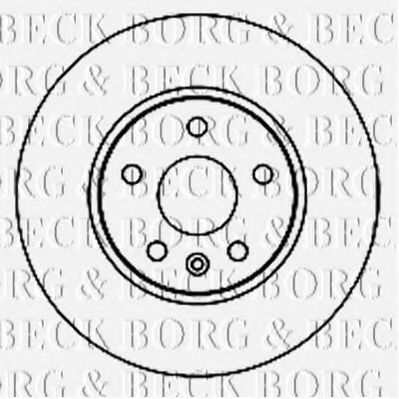BBD4796 BORG+%26+BECK Brake Disc