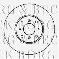 BBD4891 BORG+%26+BECK Brake System Brake Disc