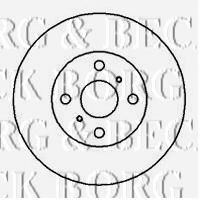 BBD5104 BORG+%26+BECK Brake System Brake Disc