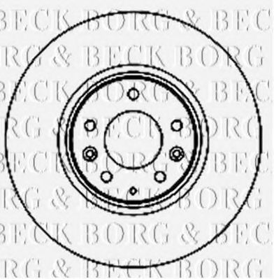 BBD5147 BORG+%26+BECK Brake System Brake Disc
