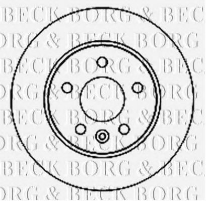 BBD5157 BORG+%26+BECK Brake Disc