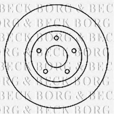 BBD5162 BORG+%26+BECK Brake Disc