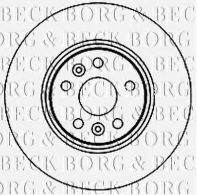 BBD5190 BORG+%26+BECK Brake Disc