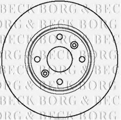 BBD5211 BORG+%26+BECK Brake Disc