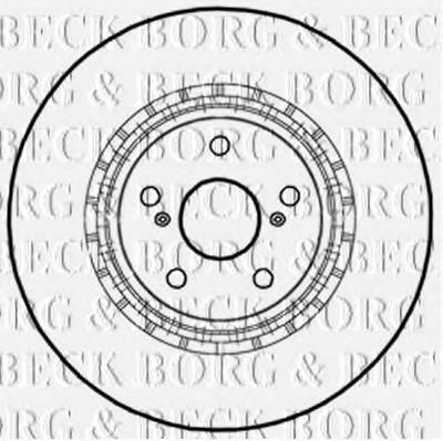 BBD5229 BORG+%26+BECK Brake System Brake Disc