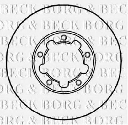 BBD5232 BORG+%26+BECK Brake Disc