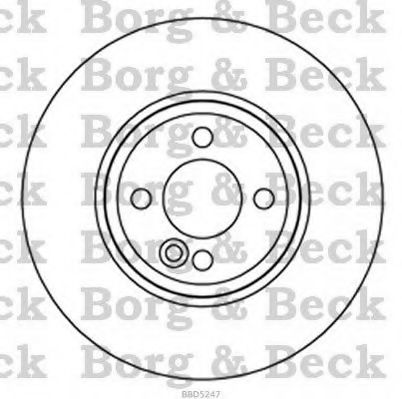 BBD5247 BORG+%26+BECK Brake Disc