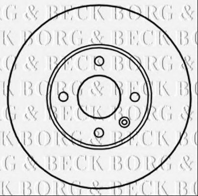 BBD5249 BORG+%26+BECK Brake System Brake Disc