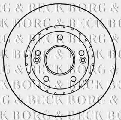 BBD5278 BORG+%26+BECK Тормозной диск