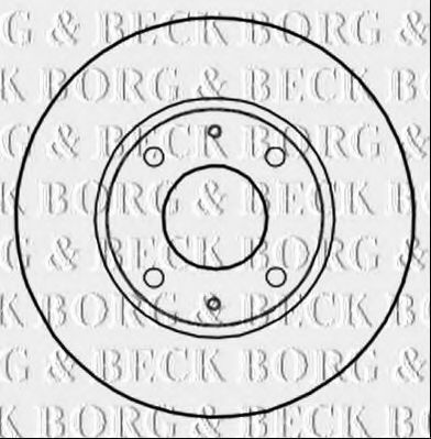 BBD5281 BORG+%26+BECK Brake System Brake Disc
