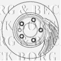 BBD5758S BORG+%26+BECK Brake System Brake Disc