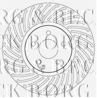 BBD5812S BORG+%26+BECK Brake Disc