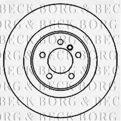 BBD5830S BORG+%26+BECK Brake Disc