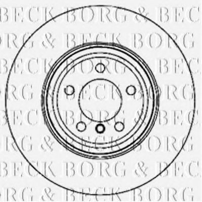BBD5938S BORG+%26+BECK Brake Disc
