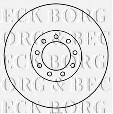 BBD5952S BORG+%26+BECK Brake System Brake Disc