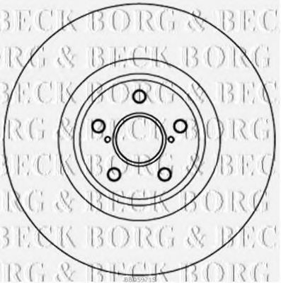 BBD5971S BORG+%26+BECK Brake System Brake Disc
