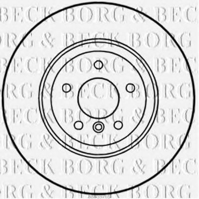 BBD5976S BORG+%26+BECK Brake Disc