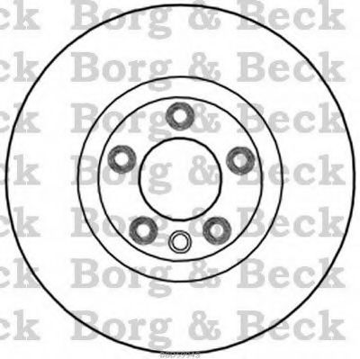 BBD5994S BORG+%26+BECK Brake Disc