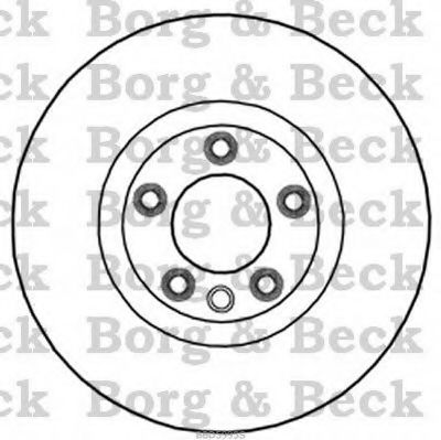 BBD5995S BORG+%26+BECK Brake System Brake Disc