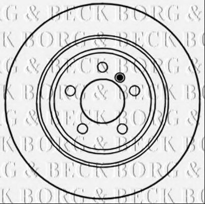 BBD5997S BORG & BECK Brake Disc