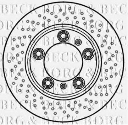 BBD6002S BORG+%26+BECK Brake Disc