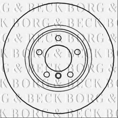 BBD6010S BORG+%26+BECK Brake System Brake Disc