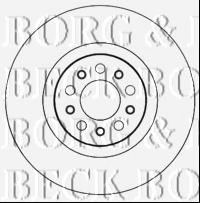 BBD6011S BORG+%26+BECK Brake Disc