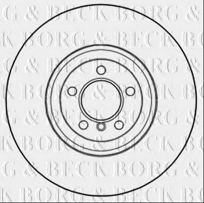 BBD6018S BORG+%26+BECK Brake System Brake Disc