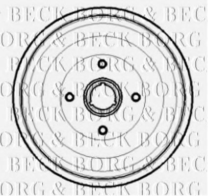 BBR7189 BORG+%26+BECK Brake System Brake Drum