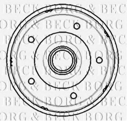 BBR7194 BORG+%26+BECK Brake Drum