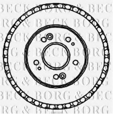 BBR7204 BORG+%26+BECK Brake System Brake Drum