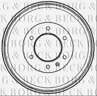 BBR7229 BORG+%26+BECK Brake System Brake Drum