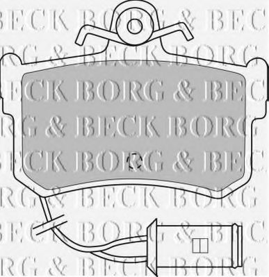 BBP1161 BORG+%26+BECK Brake Pad Set, disc brake
