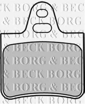 BBP1257 BORG+%26+BECK Brake Pad Set, disc brake