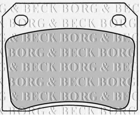 BBP1281 BORG+%26+BECK Brake System Brake Pad Set, disc brake