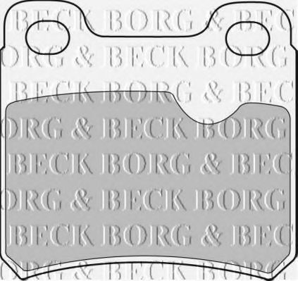 BBP1282 BORG+%26+BECK Brake Pad Set, disc brake