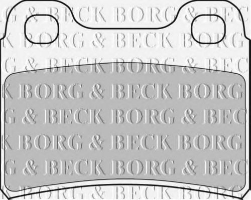 BBP1304 BORG+%26+BECK Brake Pad Set, disc brake