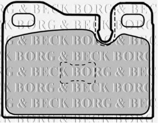 BBP1337 BORG+%26+BECK Brake Pad Set, disc brake