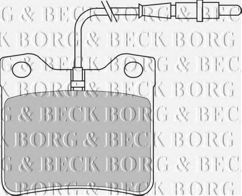 BBP1421 BORG+%26+BECK Brake System Brake Pad Set, disc brake