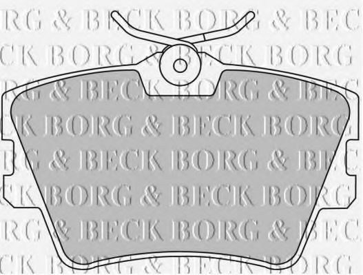 BBP1501 BORG+%26+BECK Brake Pad Set, disc brake